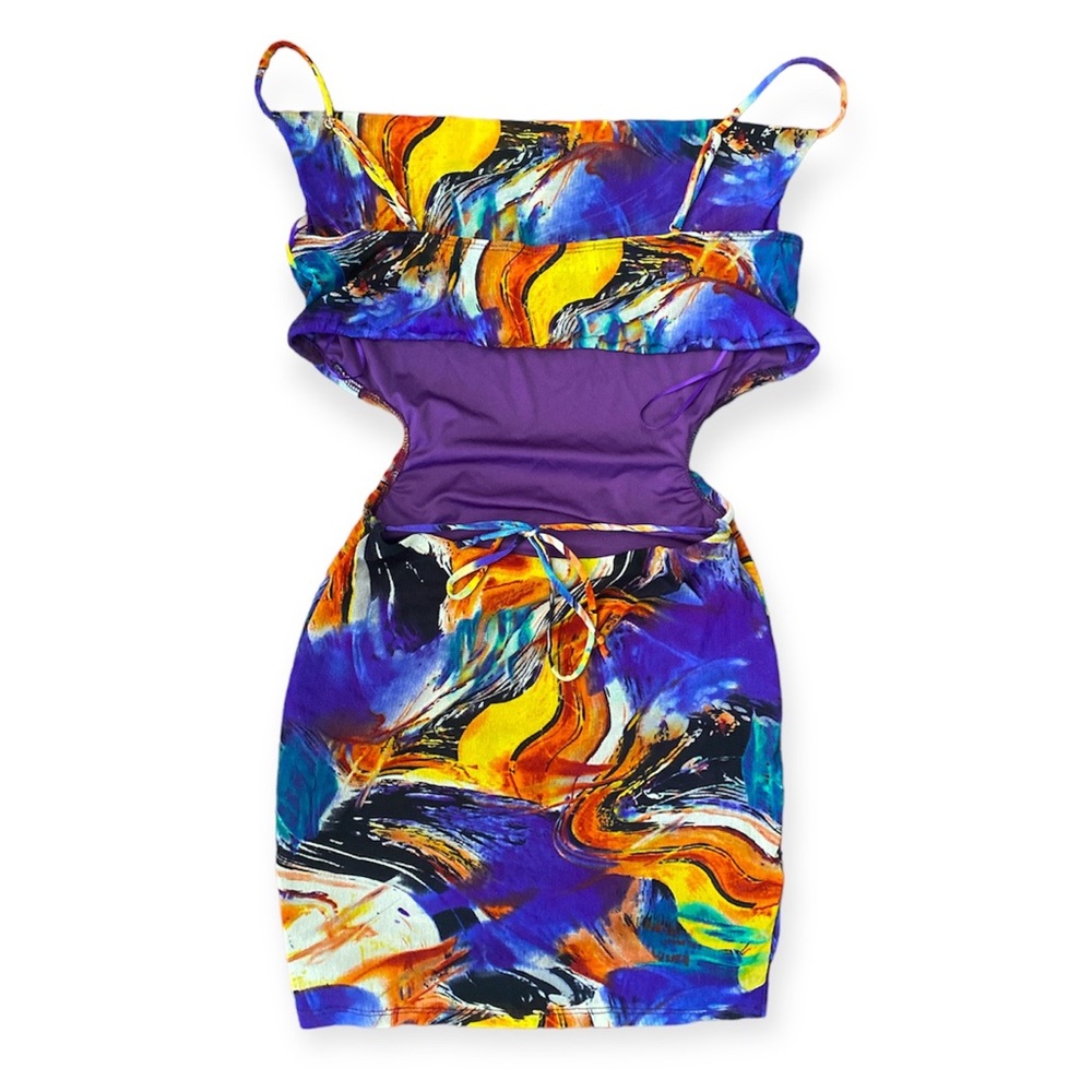 MULTICOLOR MINIDRESS - Picture 2 of 2